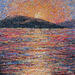 Painting Golden Hour Mirage by Antoniuk Nadiia | Painting Impressionism Nature Acrylic