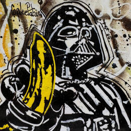 Peinture Dark Vador Banana par Cornée Patrick | Tableau