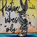 Peinture Bugs Bunny par Cornée Patrick | Tableau Pop-art Cinéma Icones Pop Enfant Graffiti Huile