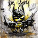 Peinture Mini Batman par Cornée Patrick | Tableau Pop-art Cinéma Icones Pop Enfant Graffiti Huile