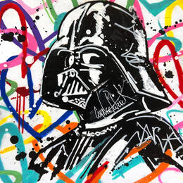 Painting I loves Dark Vador by Cornée Patrick | Painting