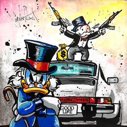Painting Picsou et Monopoly by Cornée Patrick | Painting