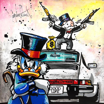 Painting Picsou et Monopoly by Cornée Patrick | Painting