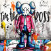 Peinture Style Kaws par Cornée Patrick | Tableau Pop-art Urbain Icones Pop Scènes de vie Graffiti Huile
