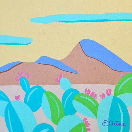 Peinture Tsuru par Emilie Chêne | Tableau Figuratif Acrylique Nature, Paysages