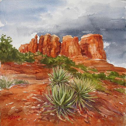 Peinture Coffee pot Rock par Elisabeth Bazin | Tableau