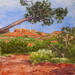 Peinture Vallée à Sedona par Elisabeth Bazin | Tableau