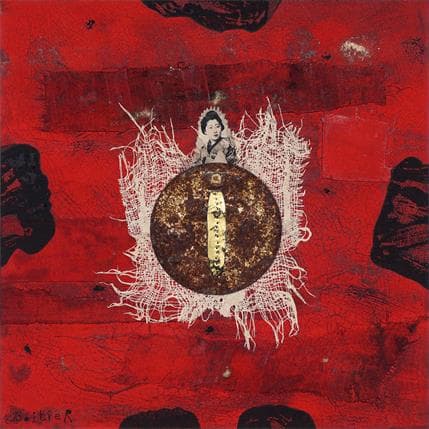 Peinture 25-103 par Boitier Thierry | Tableau Abstrait Acrylique Portraits