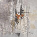 Painting En gris et or by Gaultier Dominique | Painting Subject matter Minimalist Acrylic