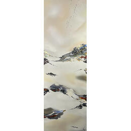 Peinture 849A par Naen | Tableau Abstrait Acrylique, Encre