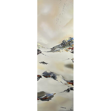 Painting 849A by Naen | Painting Abstract Acrylic, Ink