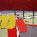 Painting itinérante by L'huillier Françis | Painting Abstract Landscapes Oil