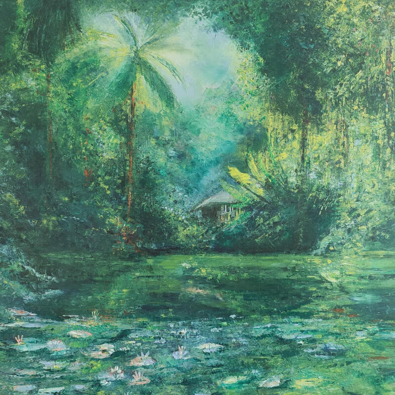 Peinture Voyage en Asie par Levesque Emmanuelle | Tableau Huile