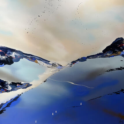 Painting 1003 by Naen | Painting Abstract Acrylic, Ink