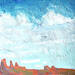 Painting F1 Way Out West by Carrillo Cindy | Painting Impressionism Landscapes Oil