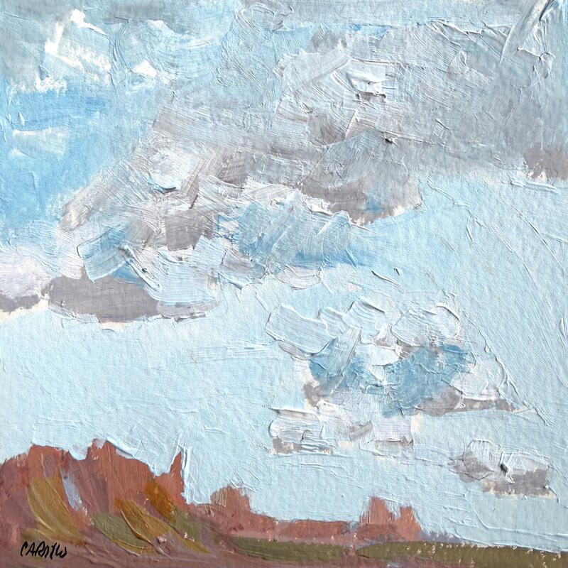 Painting F1 Peaceful Retreat by Carrillo Cindy  | Painting Impressionism Landscapes Acrylic Paper