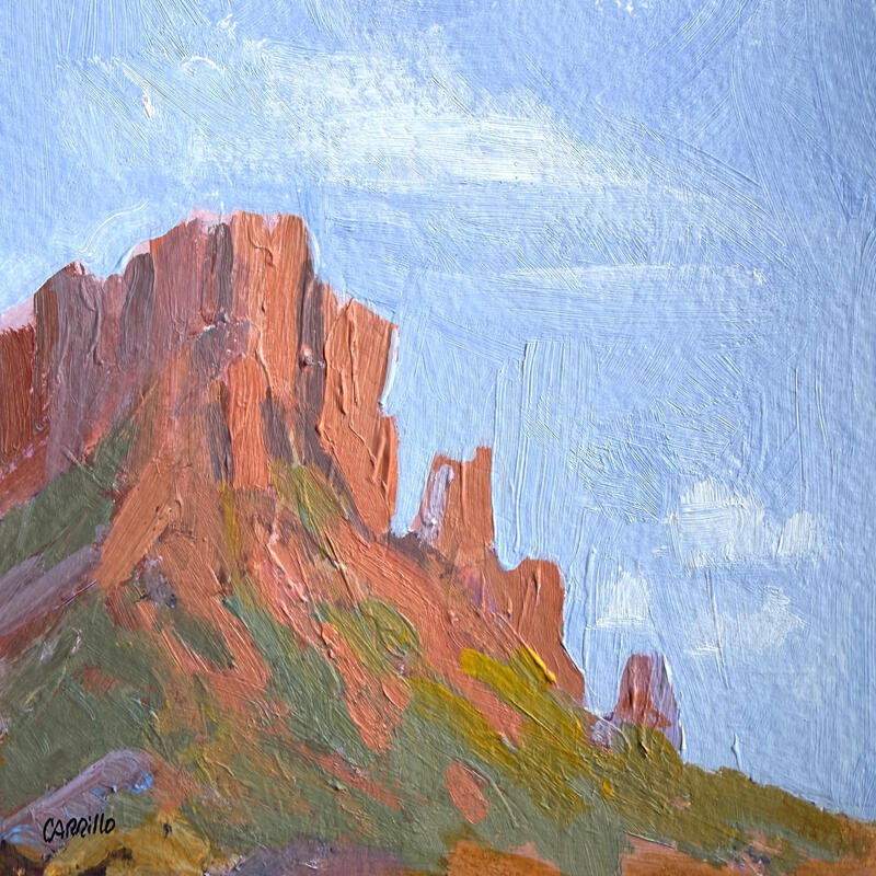 Painting F1 A Cool Breeze by Carrillo Cindy  | Painting Impressionism Landscapes Acrylic Paper