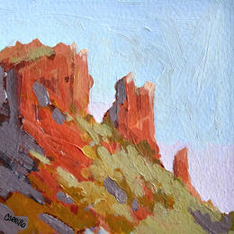 Painting F1 Serenity by Carrillo Cindy  | Painting Impressionism Acrylic Landscapes
