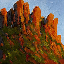 Peinture A Beautiful Memory par Carrillo Cindy  | Tableau Figuratif Huile Paysages