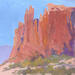 Painting Spirals of Time by Carrillo Cindy | Painting Impressionism Landscapes Acrylic