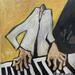 Painting Piano bar  by Signamarcheix Bernard | Painting Naive art Acrylic Ink Pastel
