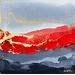 Painting 2506 Poésie florale by Depaire Silvia | Painting Abstract Landscapes Marine Minimalist Acrylic Ink