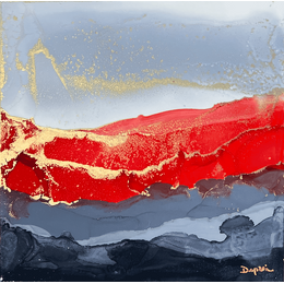 Painting 2506 Poésie florale by Depaire Silvia | Painting