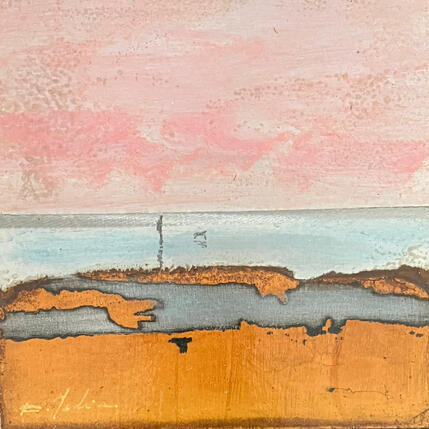 Peinture Promenade un soir par Mahieu Bertrand | Tableau