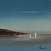 Painting Echappée sereine 102 by Roussel Marie-Ange et Fanny | Painting Figurative Marine Minimalist Oil
