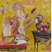 Painting Lisistrata by Romanelli Karine | Painting Figurative Acrylic Gluing
