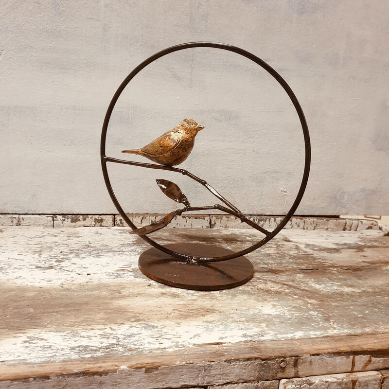 Skulptur Baby Oiseau von Eres Nicolas | Skulptur Figurativ Tiere Metall