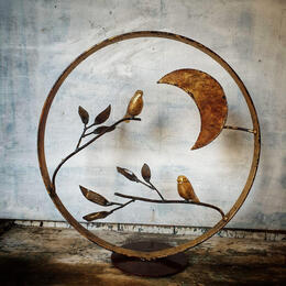 Skulptur Oiseau au clair de lune  von Eres Nicolas | Skulptur