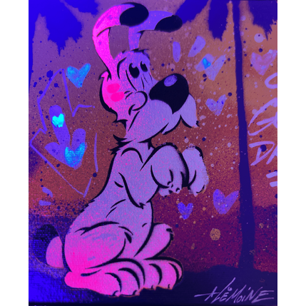 Painting Idefix by Lemoine Mael | Painting