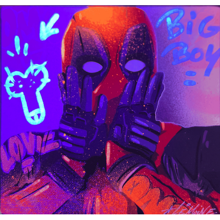 Painting Deadpool by Lemoine Mael | Painting