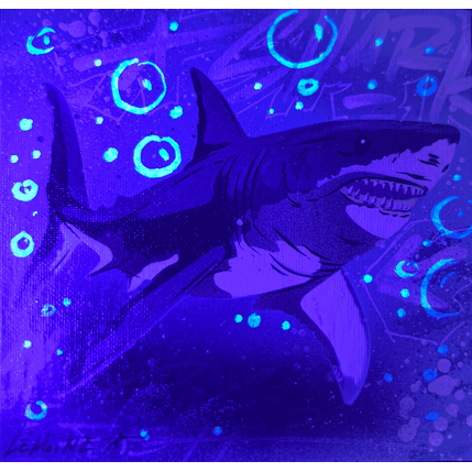 Painting Requin by Lemoine Mael | Painting