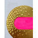 Peinture Bubble geometry par Caitrin Alexandre | Tableau Abstrait Minimaliste Acrylique Feuille d'or