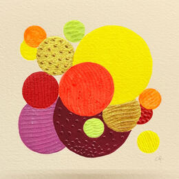 Peinture Bubble of the unseen par Caitrin Alexandre | Tableau