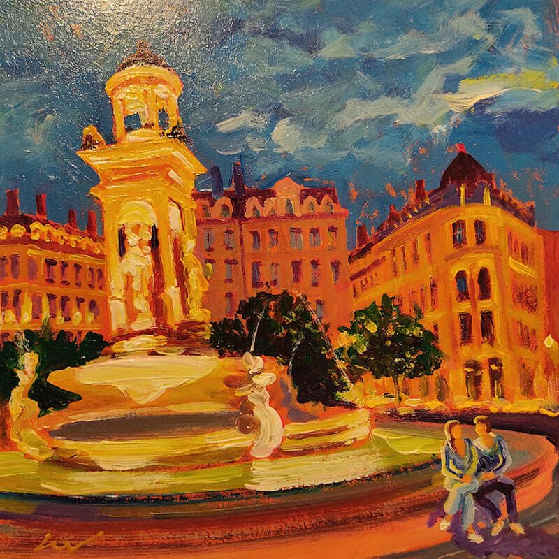 Painting Soirée aux Jacobins by Sheremet Ion | Painting