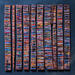 Painting Bc12 touche fine rouge cuivre by Langeron Luc | Painting Subject matter Wood Acrylic Resin