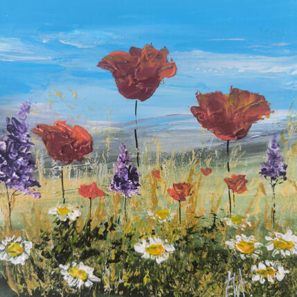Peinture La nature en beauté. par Rey Ewa | Tableau Figuratif Acrylique Paysages