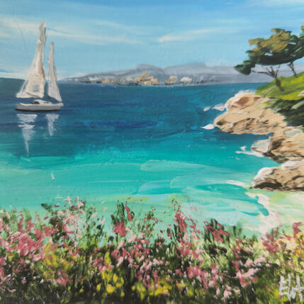 Peinture Toujours au soleil. par Rey Ewa | Tableau Figuratif Acrylique Paysages