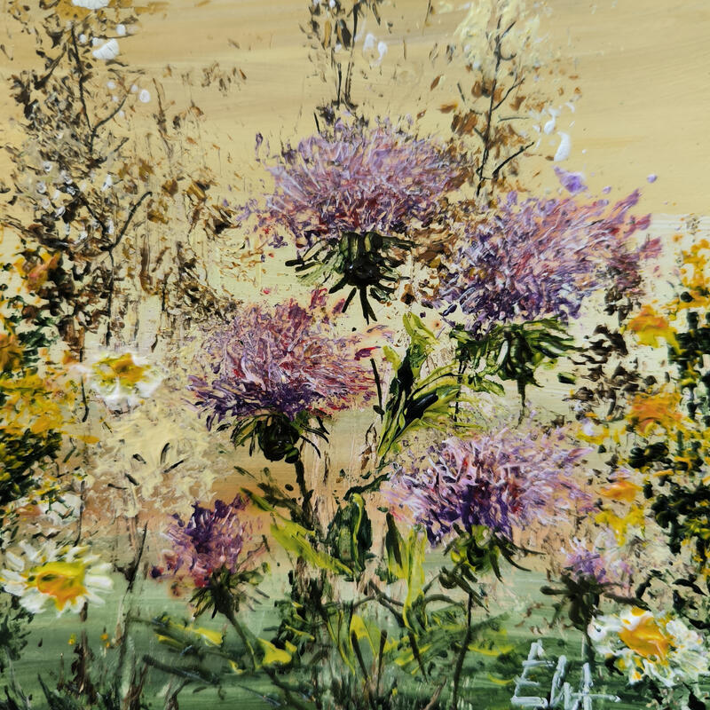 Peinture Nature sauvage. par Rey Ewa | Tableau Figuratif Paysages Acrylique