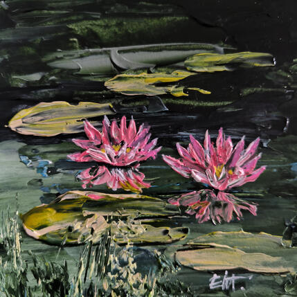 Peinture Salutations aux impressionnistes par Rey Ewa | Tableau Figuratif Acrylique Paysages