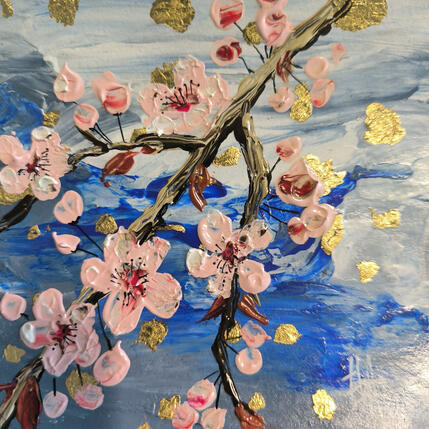 Peinture Éclats de printemps. par Rey Ewa | Tableau Figuratif Acrylique Paysages
