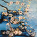 Peinture Les promesses du printemps  par Rey Ewa | Tableau Figuratif Paysages Acrylique