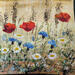 Painting Fleurs en liberté. by Rey Ewa | Painting Figurative Landscapes Acrylic