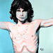 Peinture Jim Morrison par G.C.Popartist | Tableau Pop-art Portraits Musique Icones Pop Huile