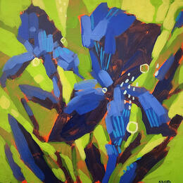 Painting Green Dream by Kivisto Jamie | Painting
