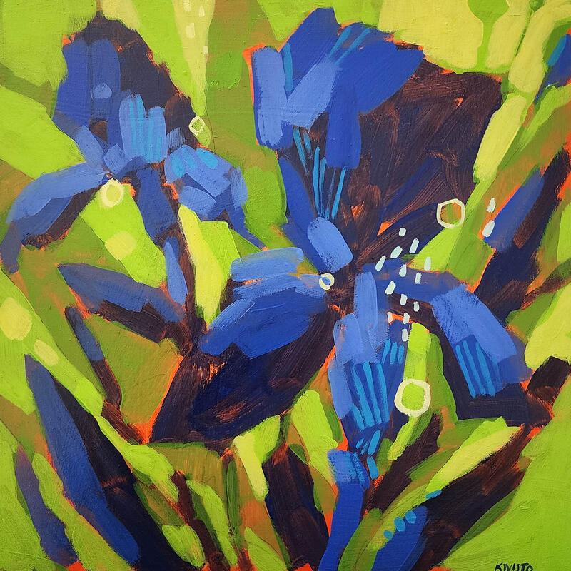 Painting Green Dream by Kivisto Jamie | Painting