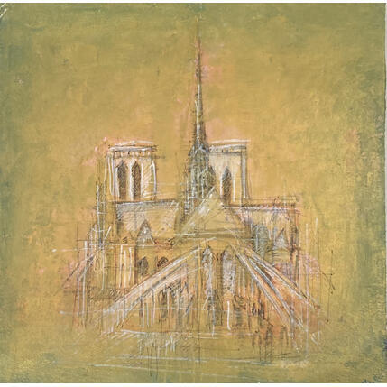 Painting Notre Dame Sacré by Rocco Sophie | Painting